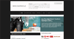 Desktop Screenshot of mikebarnicle.com